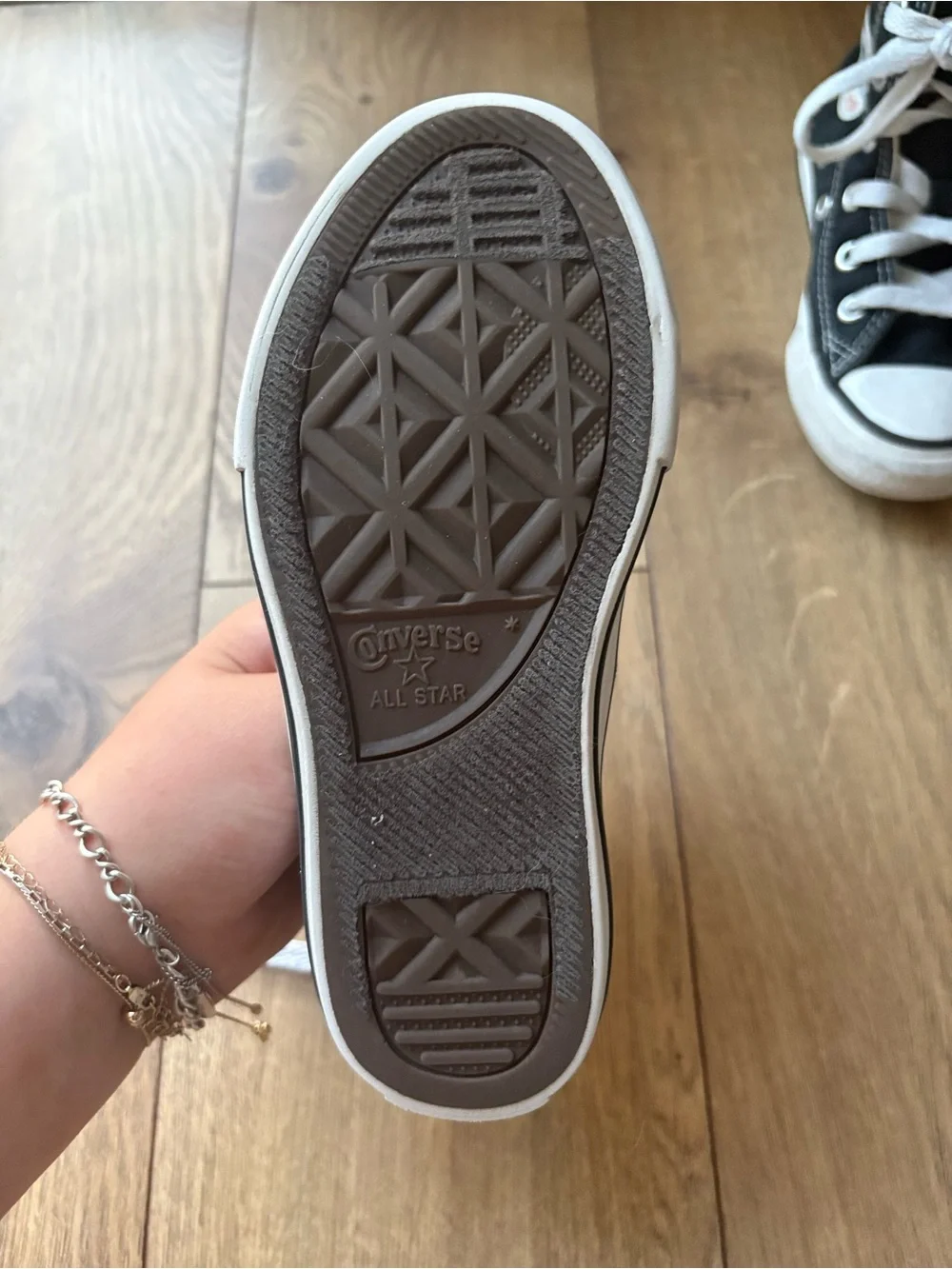 Converse Black & White High Top Sneaker